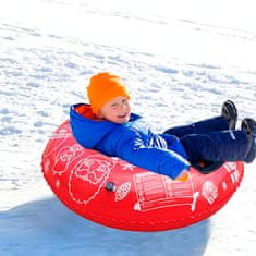 Napihljiva snežna tuba z ročaji SNOWRIDER + Električna pumpa ELECTRICPUMP | SNOWPUMPRED