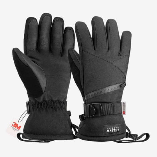 Outdoor master Smučarske rokavice 3M Thinsulate, Black