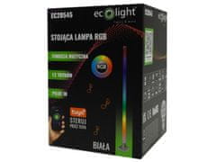 Eco light Stoječa RGB glasbena svetilka TUYA BELI 