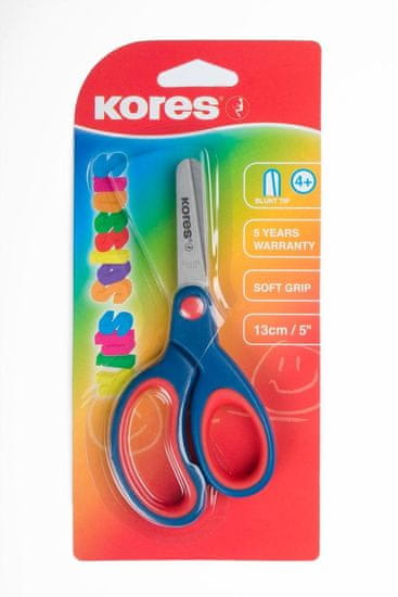 Kores Otroške škarje z mehkim ročajem 130 mm