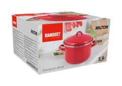 Banquet Lonec + pokrovka premera 24cm 5,90l MILTON CRV