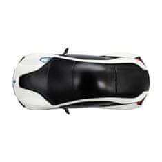 Rastar R/C 1:24 BMW i8 avto na daljinsko upravljanje - občutljiv na UV žarke (bela in rumena)