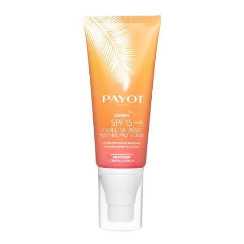 Payot Olje za suho porjavitev za telo in lase SPF 15 Sunny (učinek sublimativne porjavitve) 100 ml