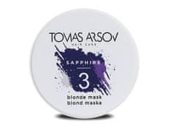 Maska za zatiranje rumenih in zlatih odtenkov las Sapphire (Blonde Mask) 100 ml