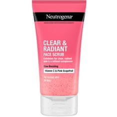 Neutrogena Osvežilni piling z izvlečkom vrtnice in grenivke Clear & Radiant (piling za obraz) 150 ml