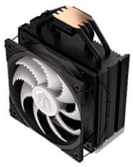 Endorfy CPU hladilnik Fera 5 Black ARGB / izjemno tih / 120mm ARGB / ventilator / 4 toplotne cevi / PWM / za Intel in AMD / črn