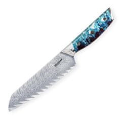 Dellinger Nož Santoku Blue 170 mm Resin Future