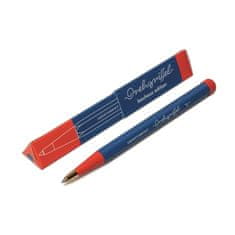 Leuchtturm1917 Drehgriffel Nr. 1 Royal Blue/Red Bauhaus Edition Kroglično pero (kraljevsko modro črnilo)