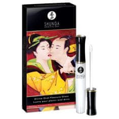 Shunga Divine Oral Pleasure Gloss Sparkling Strawberry Wine stimulativni glos za ustnice z okusom jagode 10 ml za ženske