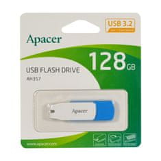 Apacer USB 3.2 Gen1 ključ 128GB AH357 belo/moder