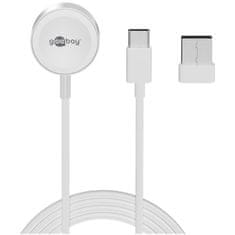 Goobay Apple Watch Charger USB-C/USB-A 5V 2,5W beli polnilec