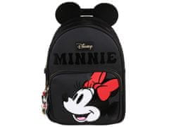 Disney Minnie Mouse Disney Črn ženski nahrbtnik, prostoren, mestni nahrbtnik 33x24x11cm 