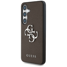 Guess GUHCS25MPGT4MBW ovitek za Samsung Galaxy S25 Plus 5G - Grained - rjav