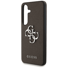 Guess GUHCS25MPGT4MBW ovitek za Samsung Galaxy S25 Plus 5G - Grained - rjav