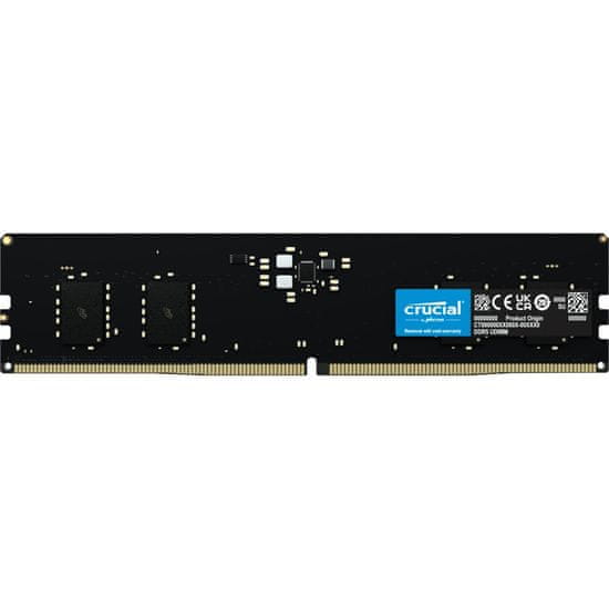 Crucial 1x8GB DDR5 4800MHz CL40 UDIMM CT8G48C40U5 CL40