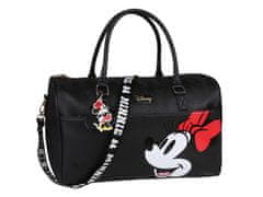 Disney Disney Minnie Mouse Črna potovalna torba, športna torba, ročna prtljaga 45x17x28cm 