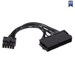 Akyga adapter s kablom 24 pin (f)/10 pin (m) 10cm