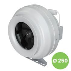 AKVAVENT CYCLONE-EBM 250, CYCLONEEBM 250, Plastični centrifugalni kanalski ventilator za dovod in odvod zraka BB D250