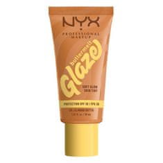 NYX Buttermelt Glaze Soft Glow Skin Tint SPF30 posvetljujoč puder z uv-zaščito 30 ml Odtenek 04 almond butta