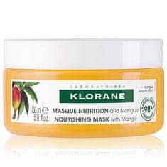 Klorane Hranilna maska za suhe in poškodovane lase Mango (Nourishing Mask With Mango Butter) 150 ml