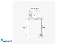 rocada BLOK papirja za FlipChart 90x65cm RD-630