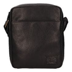 Moška usnjena crossbody torba