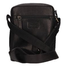 Moška usnjena crossbody torba