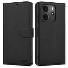 Tech-protect Wallet knjižni ovitek za Xiaomi Redmi Note 14 4G, črna