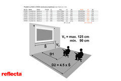 Reflecta PROJEKCIJSKO rolo PLATNO 240x189cm 4-3 CrystalLine 87683
