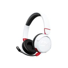 HyperX HP Cloud Mini brezžične igralne slušalke (bele)