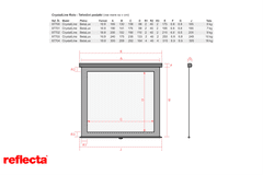 Reflecta PROJEKCIJSKO rolo PLATNO 160x130cm 16-9 CrystalLine 87700