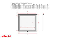 Reflecta PROJEKCIJSKO motorno PLATNO 300x226cm 16-10 CrystalLine 87754