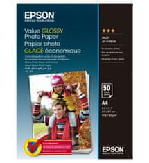 Epson foto papir C13S400036/ A4/ Vrednostno sijajni foto papir / 50 kosov