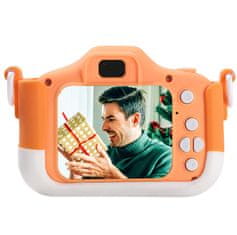 Dexxer 40Mpx otroški fotoaparat LCD oranžna lisica + 32GB SD kartica