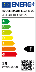 Modee LED žarnica A60 E27 13W 4000K