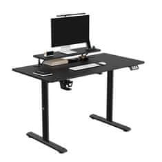 Ultradesk HIGHLANDER BLACK računalniška miza, električno nastavljiva višina, 120X60 cm, 72-117 cm, črna