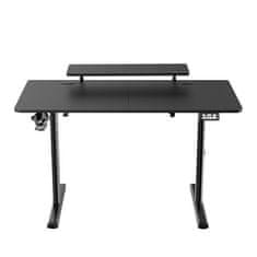 Ultradesk HIGHLANDER BLACK računalniška miza, električno nastavljiva višina, 120X60 cm, 72-117 cm, črna