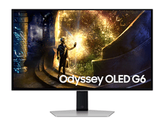 Samsung G61SD Odyssey G6 gaming monitor, 68,58 cm, QHD, OLED, siv (LS27DG610SUXEN)