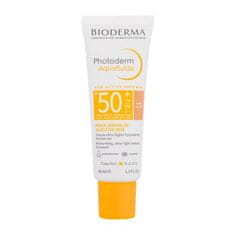 Bioderma Photoderm Aquafluid Tinted SPF50+ obarvan fluid za obraz z visoko uv zaščito 40 ml Odtenek golden unisex