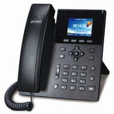 Planet VIP-1260PTVoIP telefon, HD zvok G.722/Opus, barvni LCD, samodejna rezervacija, dvojni GbE LAN, PoE, CZ meni