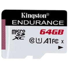 Kingston High Endurance microSD 64GB Class 10 UHS-I U3 (SDCE/64GB) spominska kartica