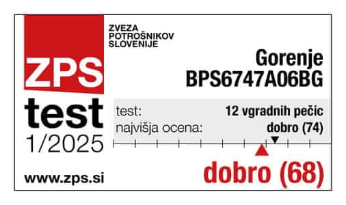 Gorenje vgradna pirolitična pečica BPS6747A06BG