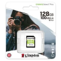 Kingston Canvas Select Plus SD 128GB Class10 UHS-I FullHD 1080p 4K (SDS2/128GB) spominska kartica