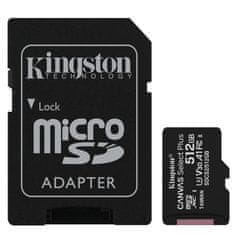 Kingston Canvas Select Plus microSD 512GB Class10 UHS-I adapter (SDCS2/512GB) spominska kartica in adapter