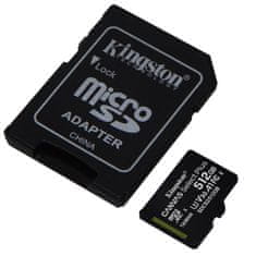 Kingston Canvas Select Plus microSD 512GB Class10 UHS-I adapter (SDCS2/512GB) spominska kartica in adapter