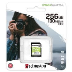 Kingston Canvas Select Plus SD 256GB Class 10 UHS-I (SDS2/256GB) spominska kartica