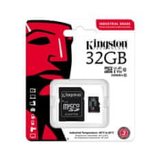 Kingston Industrial microSD 32GB Class10 UHS-I adapter (SDCIT2/32GB) spominska kartica