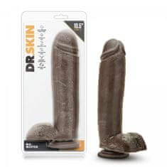 Dr. Skin Dildo Dr. Skin - Mr. Mister, 27 cm, temno rjav