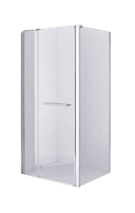 M B Tuš kabina TAILOR 100x90 cm, krom profil, prozorno steklo 6mm, 98-103x90/200cm