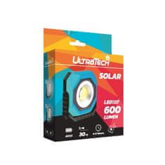 UltraTech LED solarni prenosni delovni reflektor 6W LED 600LM 2200 mAh